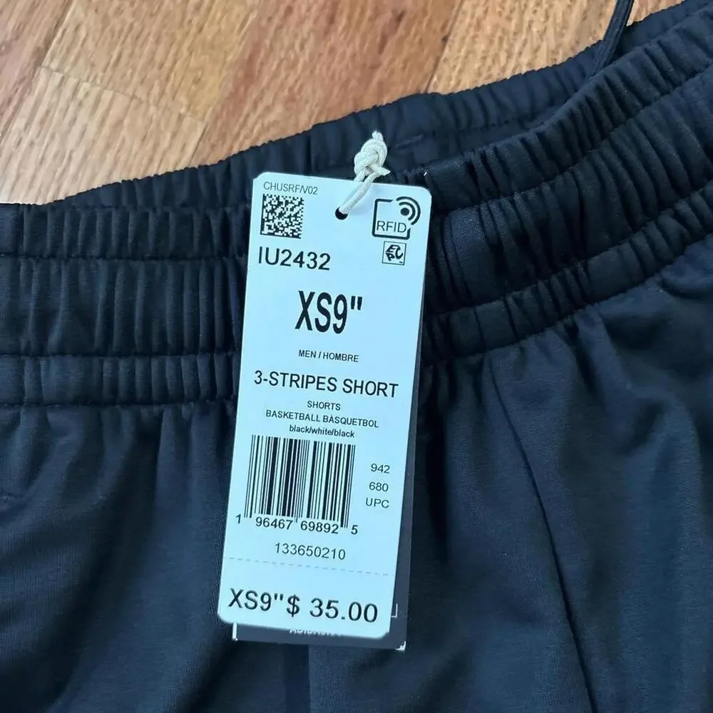 Adidas Men's black grey Shorts